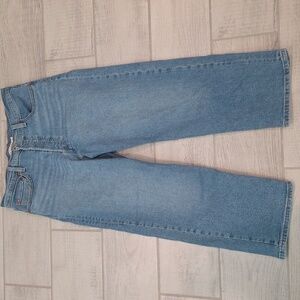 Levi's Premium Womens Size 31 Ribcage Straight Ankle Denim Button Fly Jeans